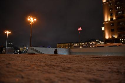 Вечерняя Москва зимой