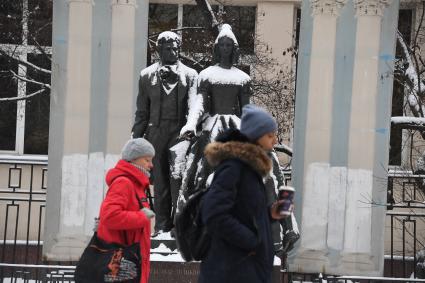 Последствия снегопада в Москве