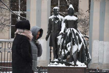 Последствия снегопада в Москве