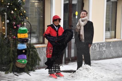 Последствия снегопада в Москве