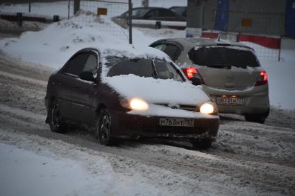 Улицы Москвы после снегопада