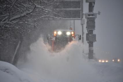 Снегопад в Москве