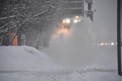 Снегопад в Москве