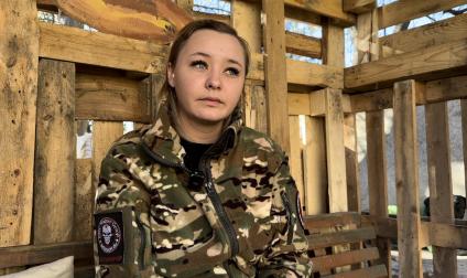 Дочь командира добровольческого батальона `Крым` Настя