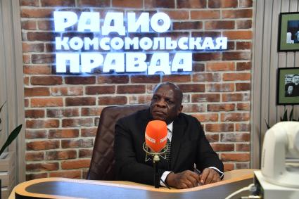 Мозес Каваалууко Кизиге на радиостанции `Комсомольская правда`