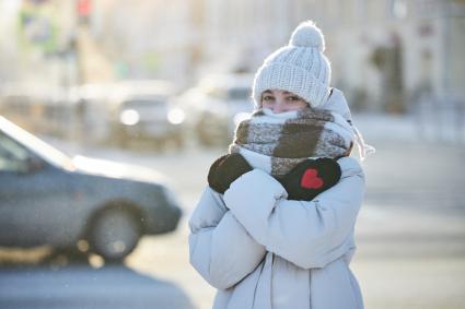 Сильные морозы в Перми