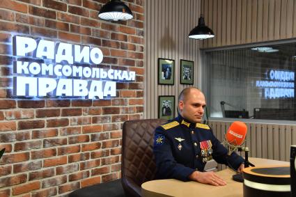 Алексей Ведящев на радиостанции `Комсомольская правда`