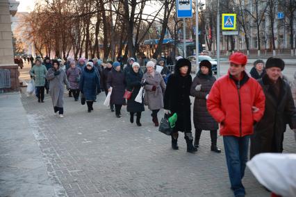 Прощание с А. Тулеевым в Кемерове