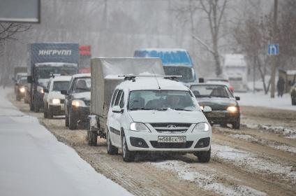 Снегопад в Перми