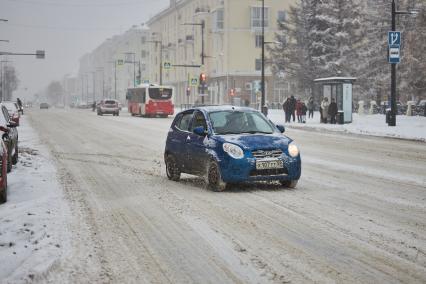 Снегопад в Перми