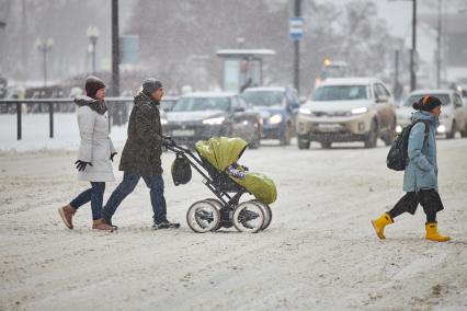 Снегопад в Перми