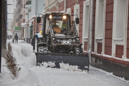 Снегопад в Перми