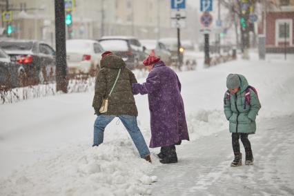 Снегопад в Перми