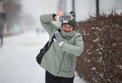 Снегопад в Перми