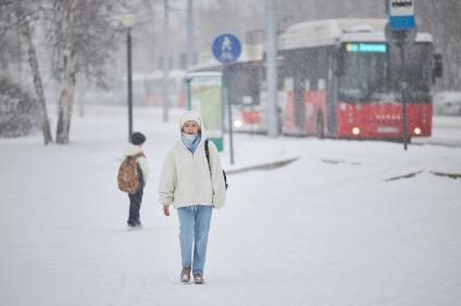 Снегопад в Перми