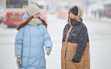 Снегопад в Перми