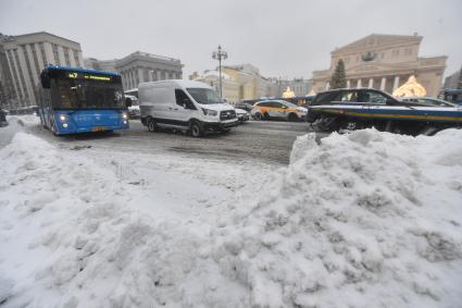 Снег в Москве