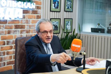Валерий Фадеев на радиостанции Комсомольская правда\"