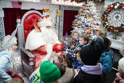 Дед Мороз из Великого Устюга прибыл в Самару