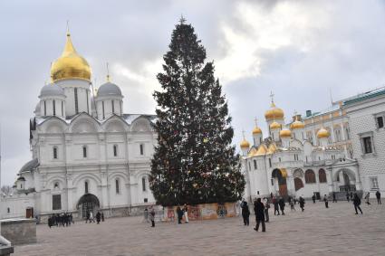 Главная новогодняя ель России в Кремле