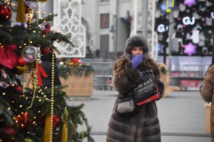 Сильные морозы в Москве