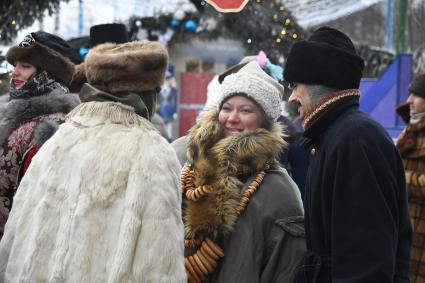 Сильные морозы в Москве