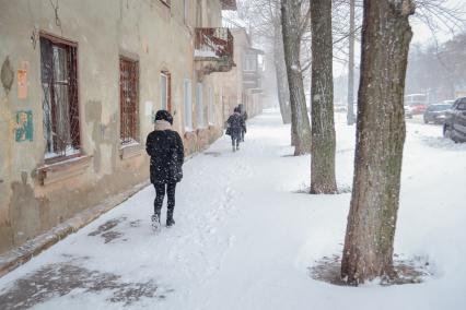 Снег в Воронеже