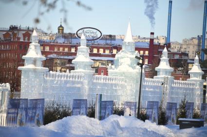 Фестиваль ледяных и снежных скульптур `Ледовая Москва` в парке`Музеон`