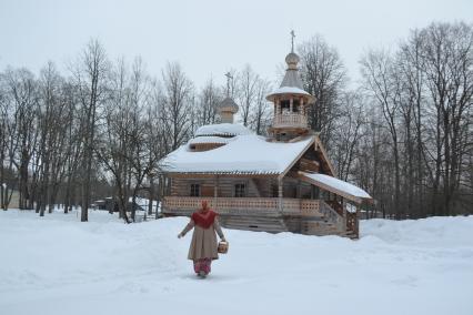 Музей народного деревянного зодчества `Витославлицы`.