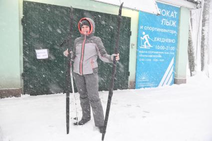 Прокат лыж в парке `Сокольники`