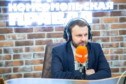 Максим Орешкин на радиостанции `Комсомольская правда`
