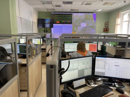 Работа подмосковного центра Системы-112 в Подольске