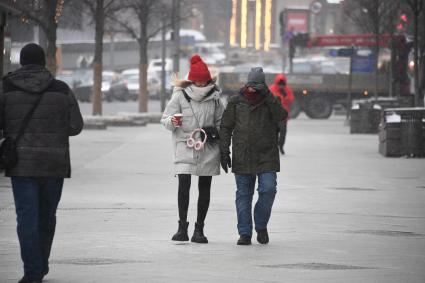 Снегопад в Москве