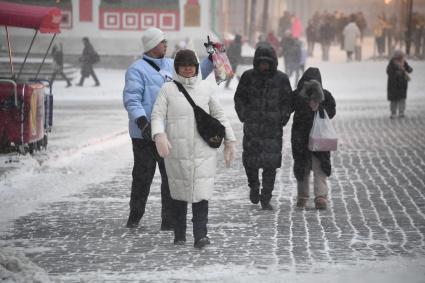 Снегопад в Москве