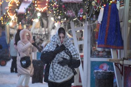 Снегопад в Москве