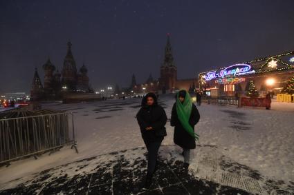 Сильный снегопад в Москве