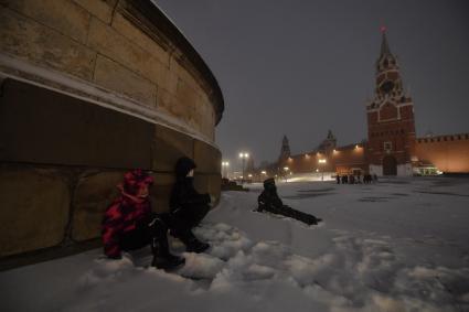 Сильный снегопад в Москве