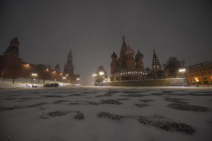 Сильный снегопад в Москве