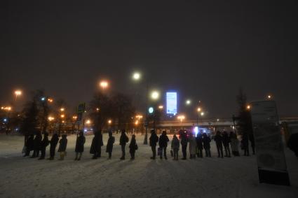 Сильный снегопад в Москве