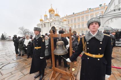 Принятие присяги военнослужащими Президентского полка России