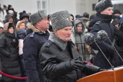 Принятие присяги военнослужащими Президентского полка России