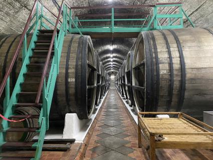 Завод марочных вин `Коктебель` в Крыму