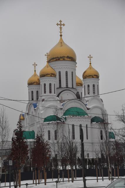 Строительство храма Успения Пресвятой Богородицы