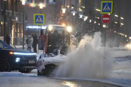 Снегопад в Москве