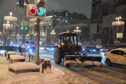 Снегопад в Москве