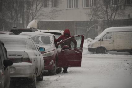 Снегопад в Москве