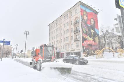 Последствия сильного снегопада в Москве