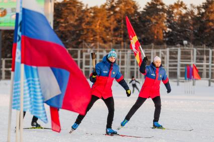 Всероссийская массовая гонка \"Лыжня России - 2024\" в Челябинске