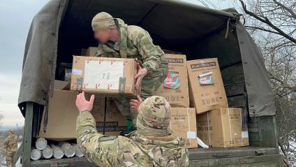 Гуманитарная помощь бойцам СВО на Артемовском направлении