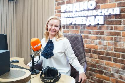 Ирина Швец на радиостанции `Комсомольская правда`